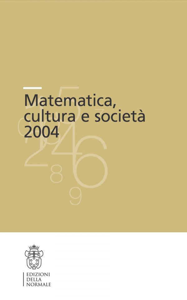 Matematica, cultura e società 2004-0