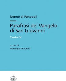 Parafrasi del Vangelo di S. Giovanni, Canto IV-0