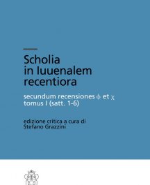 Scholia in Iuuenalem recentiora. Secundum recensiones F et C tomus I (satt. 1-6)-0