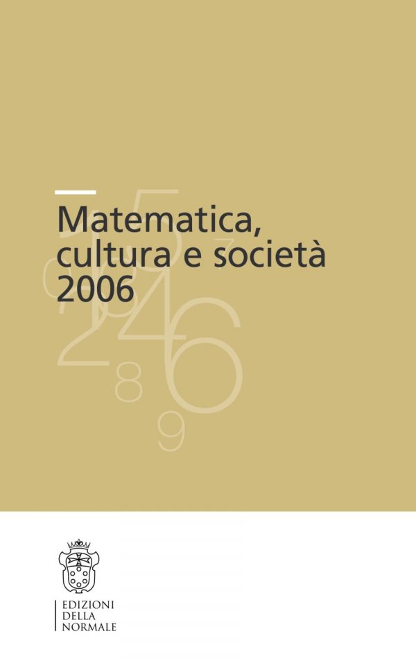 Matematica, cultura e società 2006-0