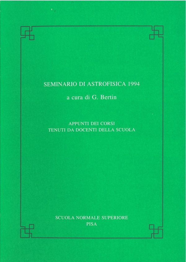 Seminario di Astrofisica 1994-0