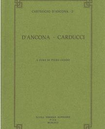 Carteggio D'Ancona 2 "D'Ancona - Carducci"-0
