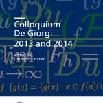 Colloquium De Giorgi 2013 and 2014-0
