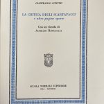 La critica degli scartafacci <br><i>e altre pagine sparse</i>