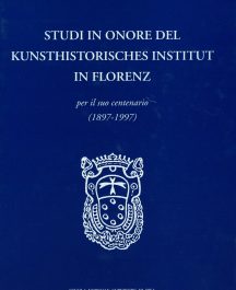 Studi in onore del Kunsthistoriches Institut in Florenz-0