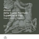 Annali della Scuola Normale Superiore di Pisa, Classe di Lettere - Abbonamento annuale (2021)
