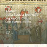 Annali della Scuola Normale Superiore di Pisa, Classe di Lettere - Abbonamento annuale (2019)